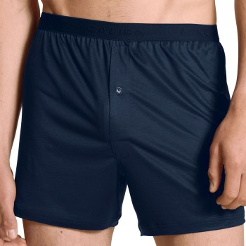 Calida I Love Nature Boxer Shorts Marineblå tencel Medium Herre