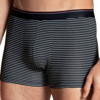 Se Calida 3P Natural Benefit Boxer Marine/Rød bomuld Small Herre ved Timarco