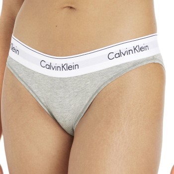 Calvin Klein Trusser 3P Modern Cotton Bikini TO1 Gråmelerad Small Dame