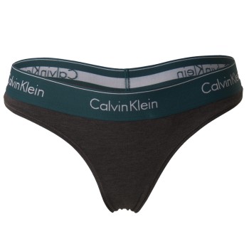 Calvin Klein Trusser 2P Modern Cotton Thong Mørkgrå  Medium Dame