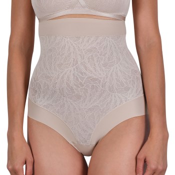 NATURANA Trusser High Shaping Lace Briefs Beige Large Dame