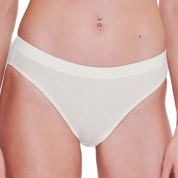 Sloggi Trusser 2P GO Casual High Leg Briefs Benhvid bomuld X-Small Dame