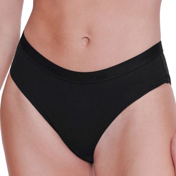 Sloggi Trusser 2P GO Casual Hipster Briefs Sort bomuld Large Dame