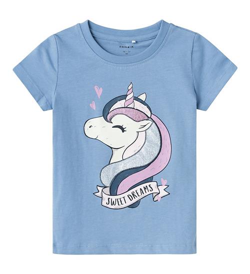 Se Name It Name It T-shirt - NmfKornella - Endless Sky ved KidsWorld