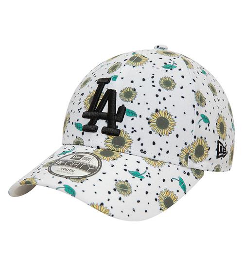 New Era New Era Kasket - 9Forty - Dodgers - Hvid m. Solsikker