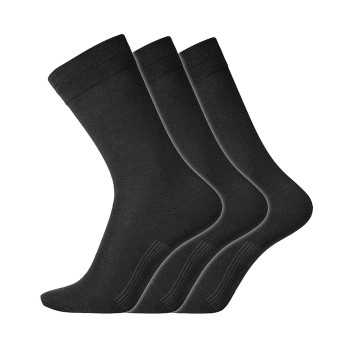 Dovre Strømper 3P Cotton Socks Sort Str 40/45 Herre