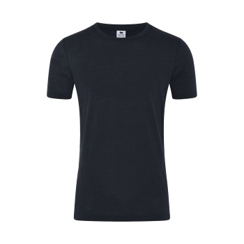 Se Dovre Wool Light T-Shirt Sort uld X-Large Herre ved Timarco