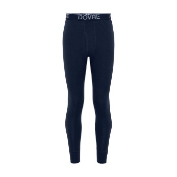 Dovre Wool Long Johns Marineblå merinould Large Herre