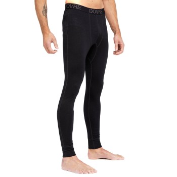 Dovre Wool Long Johns Single Sort uld Small Herre