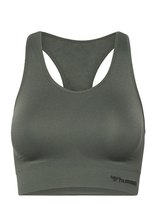 Hummel Hmltif Seamless Sports Top Hummel Green