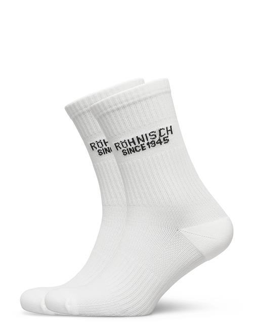 Se Röhnisch 2-Pack Logo Socks Röhnisch White ved Booztlet