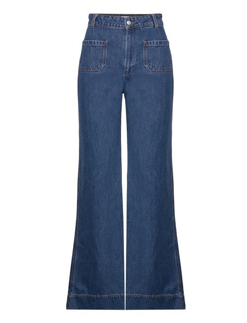 Malina Brynn Wide Cotton Jeans Malina Blue