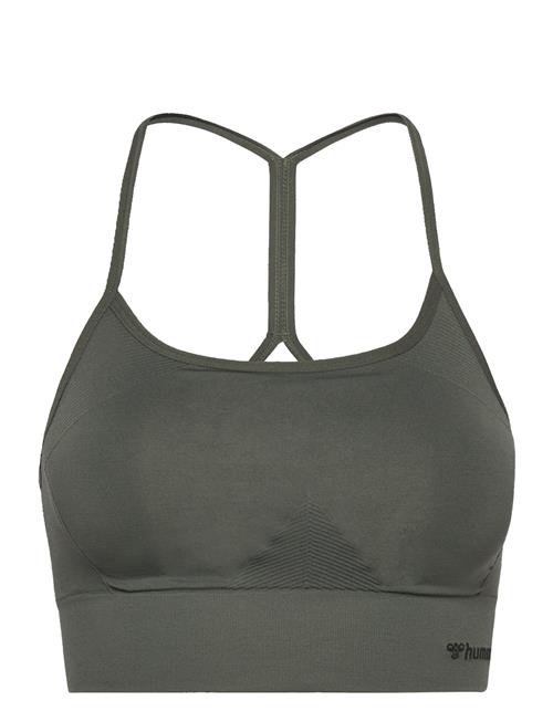 Hmltiffy Seamless Sports Top Hummel Green