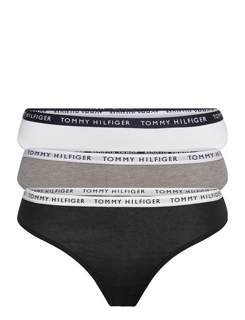 Se Tommy Hilfiger 3P Thong Tommy Hilfiger Patterned ved Booztlet