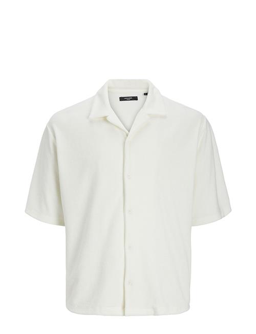 Jack & Jones Jprbla Terry Ss Resort Shirt Jack & J S White