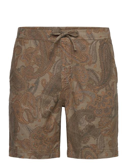 Fenix Linen Shorts Morris Khaki