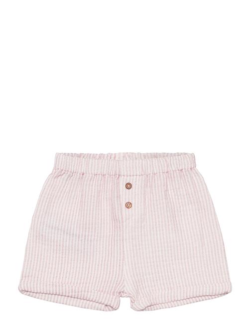 Mango Cotton Striped Shorts Mango Patterned