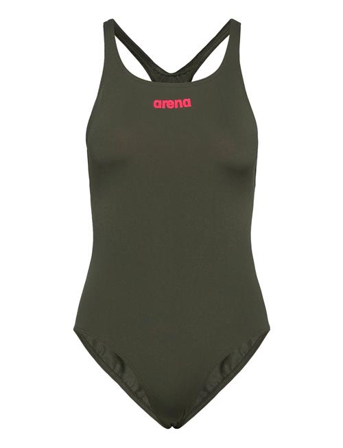 Arena Women's Team Swimsuit Swim Pro Solid Arena Khaki