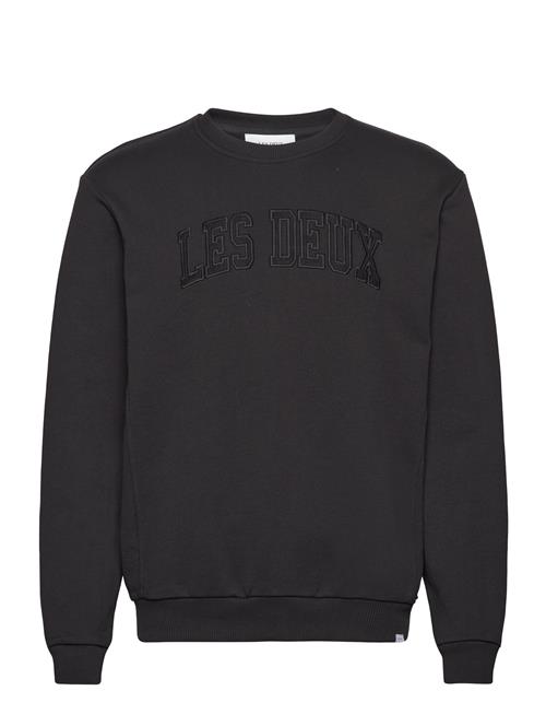 Les Deux Script Sweatshirt Les Deux Black