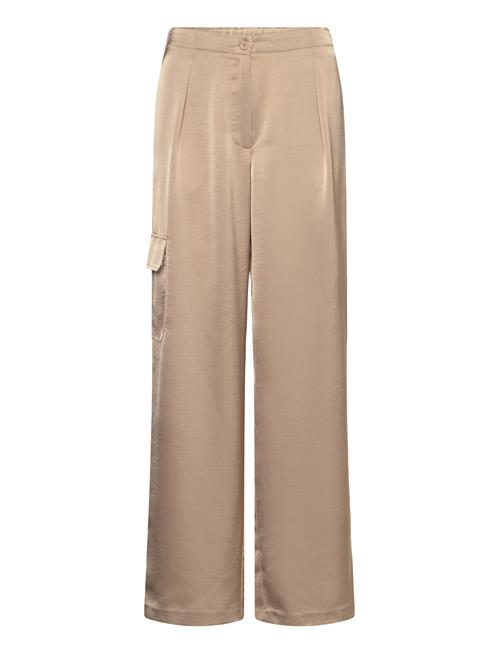 Dante6 D6Harlow Satin Wide Pants Dante6 Beige