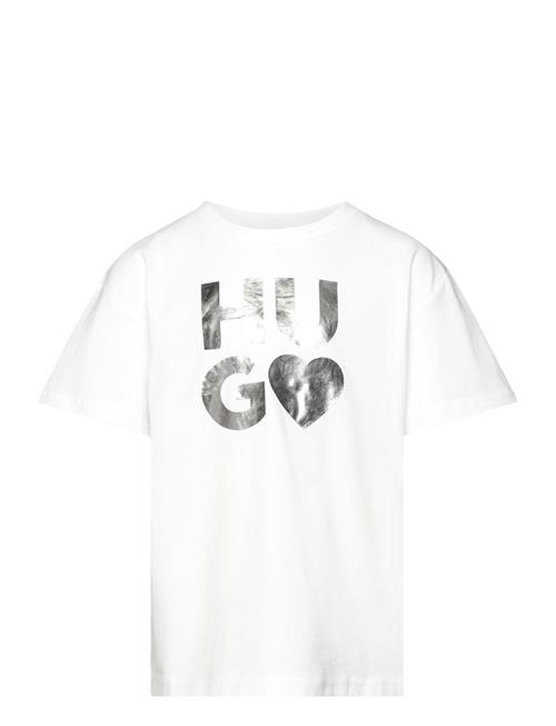 Se Hugo Kids Short Sleeves Tee-Shirt Hugo Kids White ved Booztlet