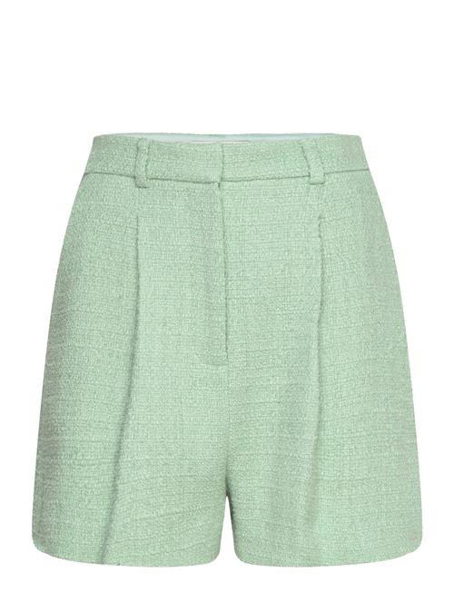 Daisy High Rise Boucle Shorts Malina Green