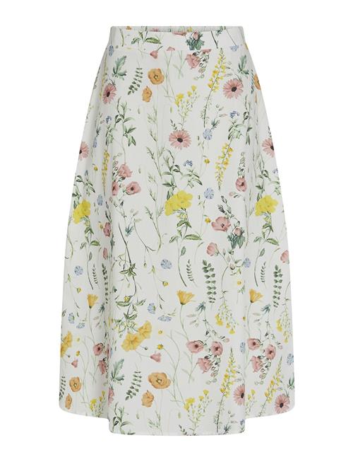 Vila Vicapro Hw Midi Skirt Vila White