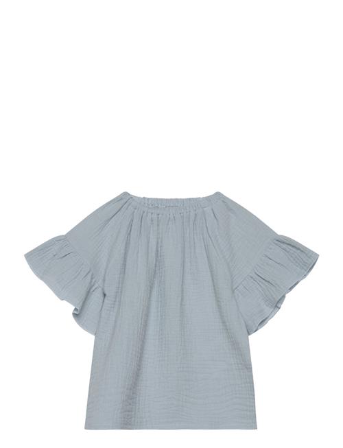 Huttelihut Blouse Ss Muslin Huttelihut Blue