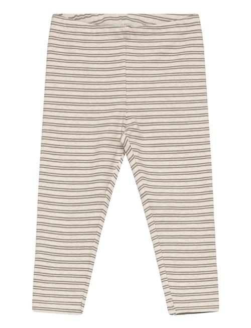 Se Huttelihut Leggings Striped Rib Huttelihut Beige ved Booztlet