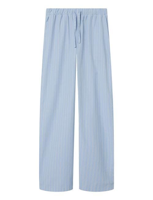 Se LMTD Nlfrilucca Poplin Pant LMTD Blue ved Booztlet