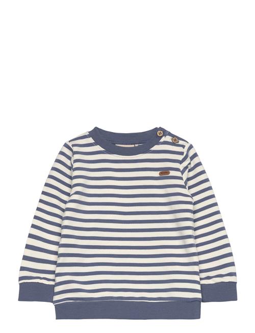 Se Minymo Sweatshirt Ls Y/D Minymo Blue ved Booztlet