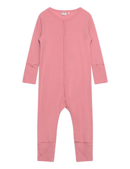 Se CeLaVi Jumpsuit Ls - Solid CeLaVi Pink ved Booztlet