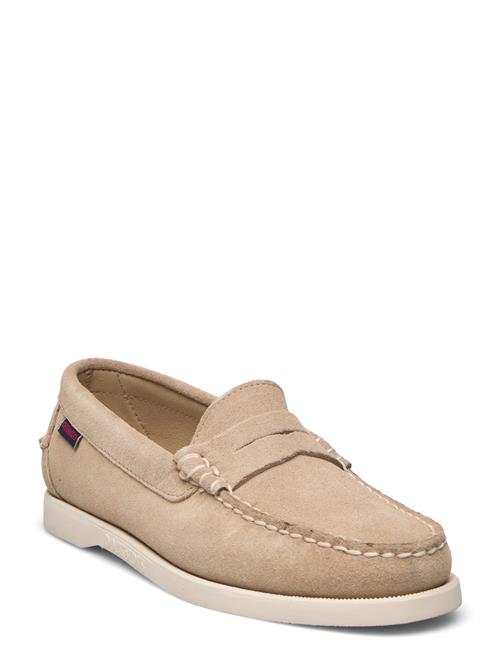 Se Sebago Dan Boat Flesh Out W Sebago Beige ved Booztlet