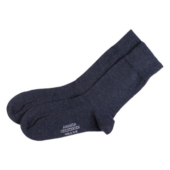 Amanda Christensen Strømper Noble Ankle Socks Antracit Str 39/40