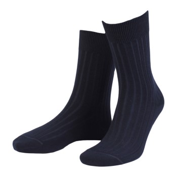 Amanda Christensen Strømper True Ankle Rib Sock Marineblå Str 47/50 Herre