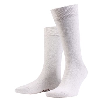 Se Amanda Christensen Strømper True Combed Cotton Sock Sand Str 39/42 ved Timarco