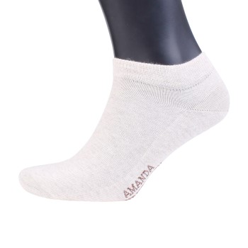 Amanda Christensen Strømper 3P True Sneaker Sock Sand 39-42 Herre