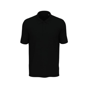 Stedman Lux Short Sleeve Polo Sort bomuld Medium Herre