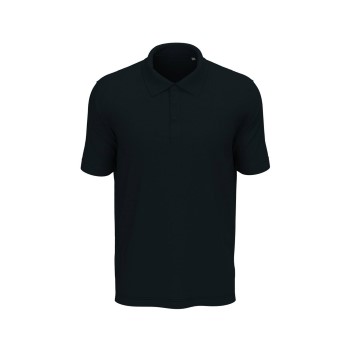 Stedman Lux Short Sleeve Polo Mørkblå bomuld Large Herre