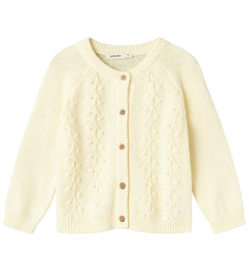 Lil Atelier Cardigan - Strik - NmfKaja - Lemon Icing