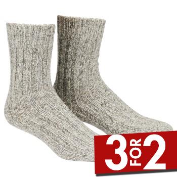 Damella Strømper Wool Sock Grå Str 41/45 Dame