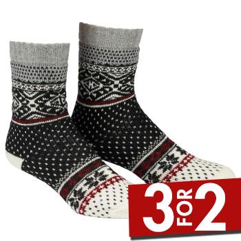 Damella Strømper Wool Socks Sort Str 43/46 Dame