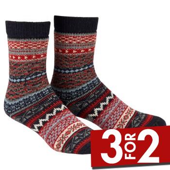 Damella Strømper Wool Socks Flerfarvet Str 43/46 Dame