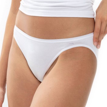 Mey Trusser Superfine Organic Mini Brief Hvid bomuld 38 Dame