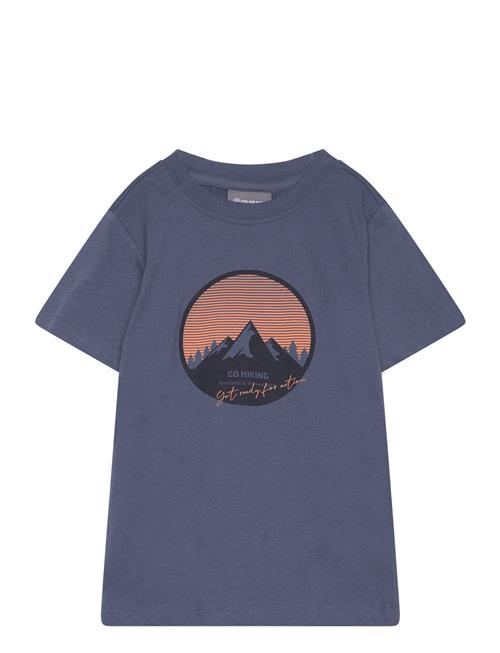 Color Kids T-Shirt W. Print - S/S, Cotton Color Kids Blue