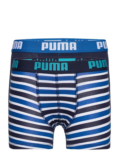 PUMA Puma Boys Basic Boxer Printed Strip PUMA Blue