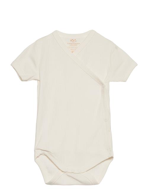 Baby Rib Jersey Body Crossover W. Ss Copenhagen Colors Cream