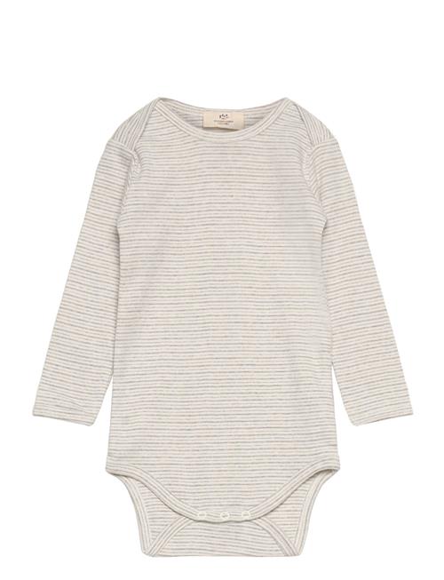 Copenhagen Colors Striped Long Sleeve Body Copenhagen Colors Grey