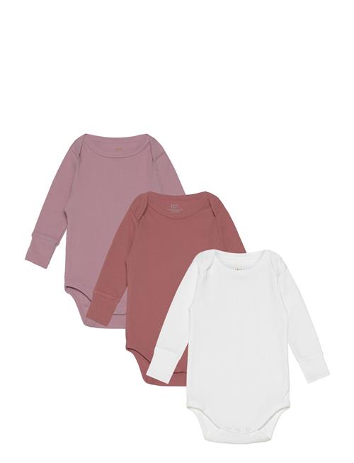 Copenhagen Colors 3 Pack Rib Jersey Long Sleeve Body Copenhagen Colors Pink