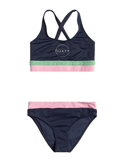 Ilacabo Active Crop Top Set Roxy Navy